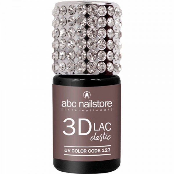 abc nailstore 3DLAC elastic chocolate mauve #127, 8 ml