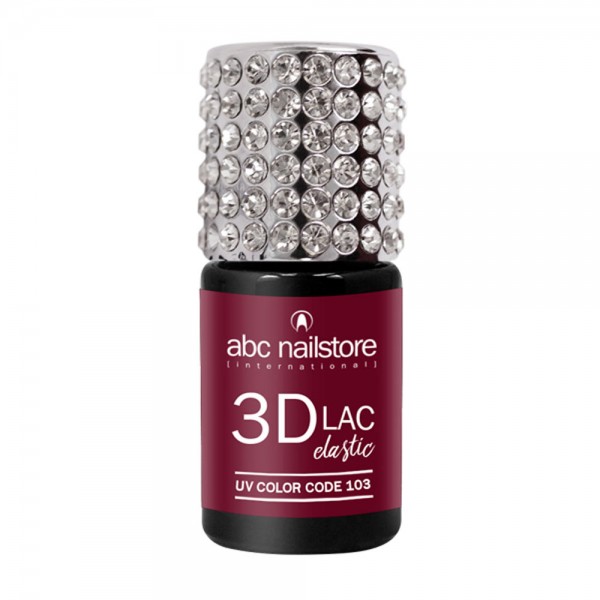 abc nailstore 3DLAC elastic, berry punch #103, 8 ml