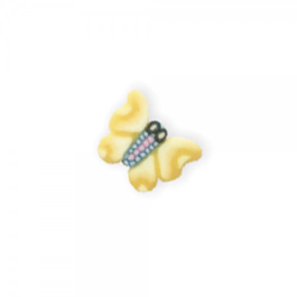 fimo butterfly, yellow