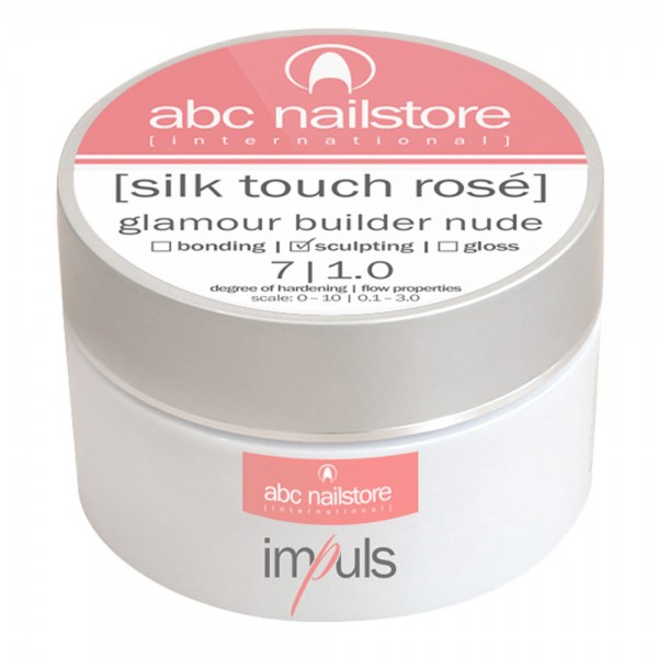 impuls silk touch rosé, glamour builder nude 15 g
