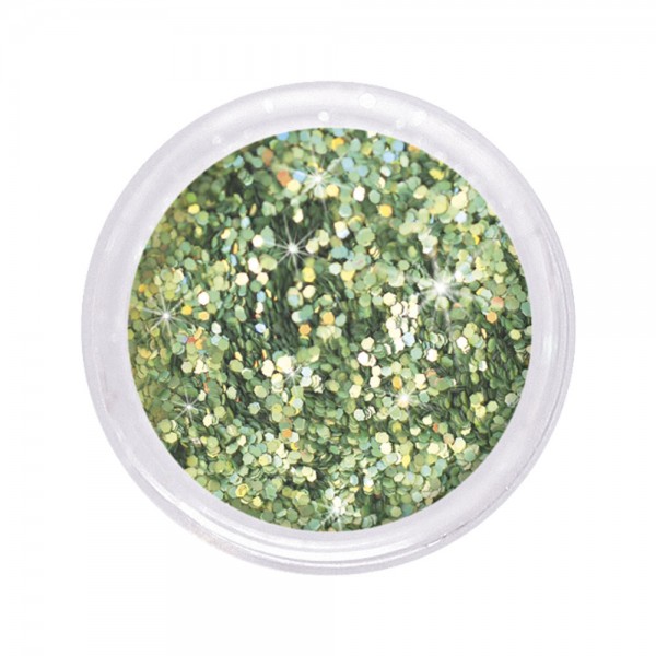 dazzling glitter 0,6 mm, frog green #112, 6 g