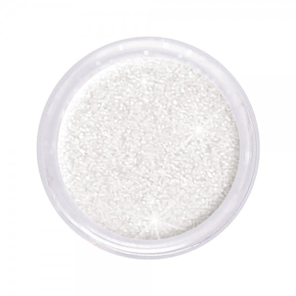 dazzling glitter 0,6 mm, brilliant white #101, 6 g